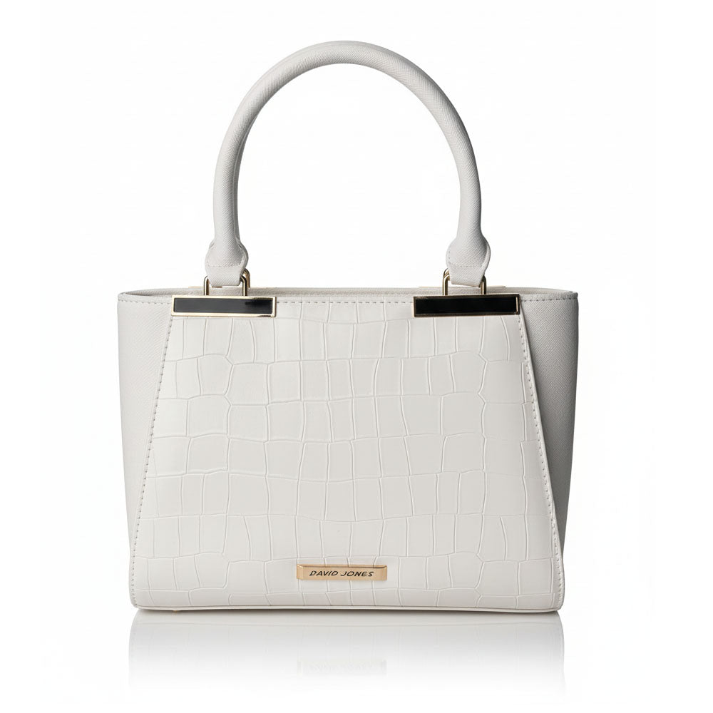 Hand bag Luxurious leather with a cross hand