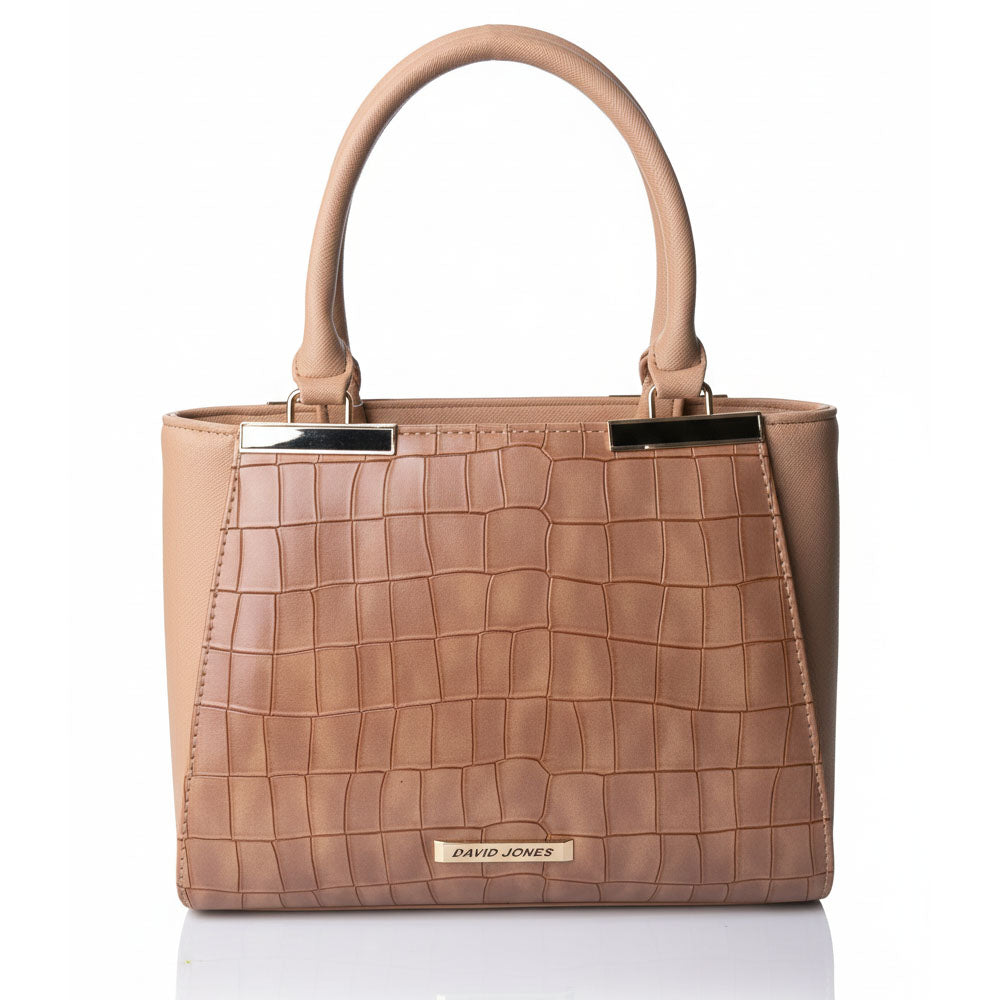 Hand bag Luxurious leather with a cross hand