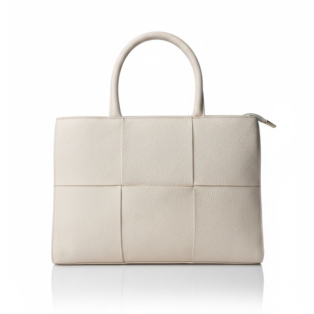 Checkered leather cross Hand bag  BG28-130